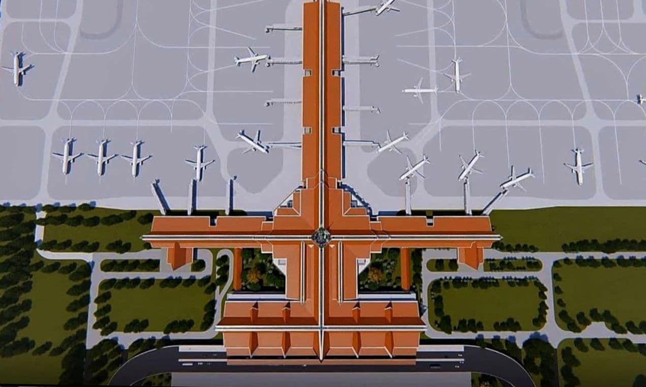 3D Render of New Siem Reap Airport